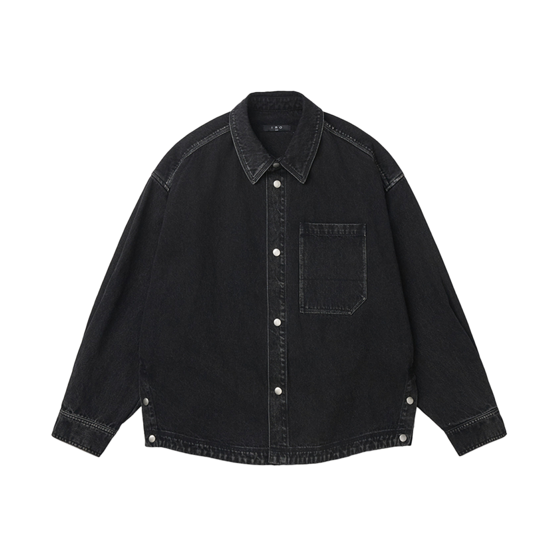 이로 첸 페이디드 데님 워크 자켓 블랙(Iro Chen Faded Denim Work Jacket Black)