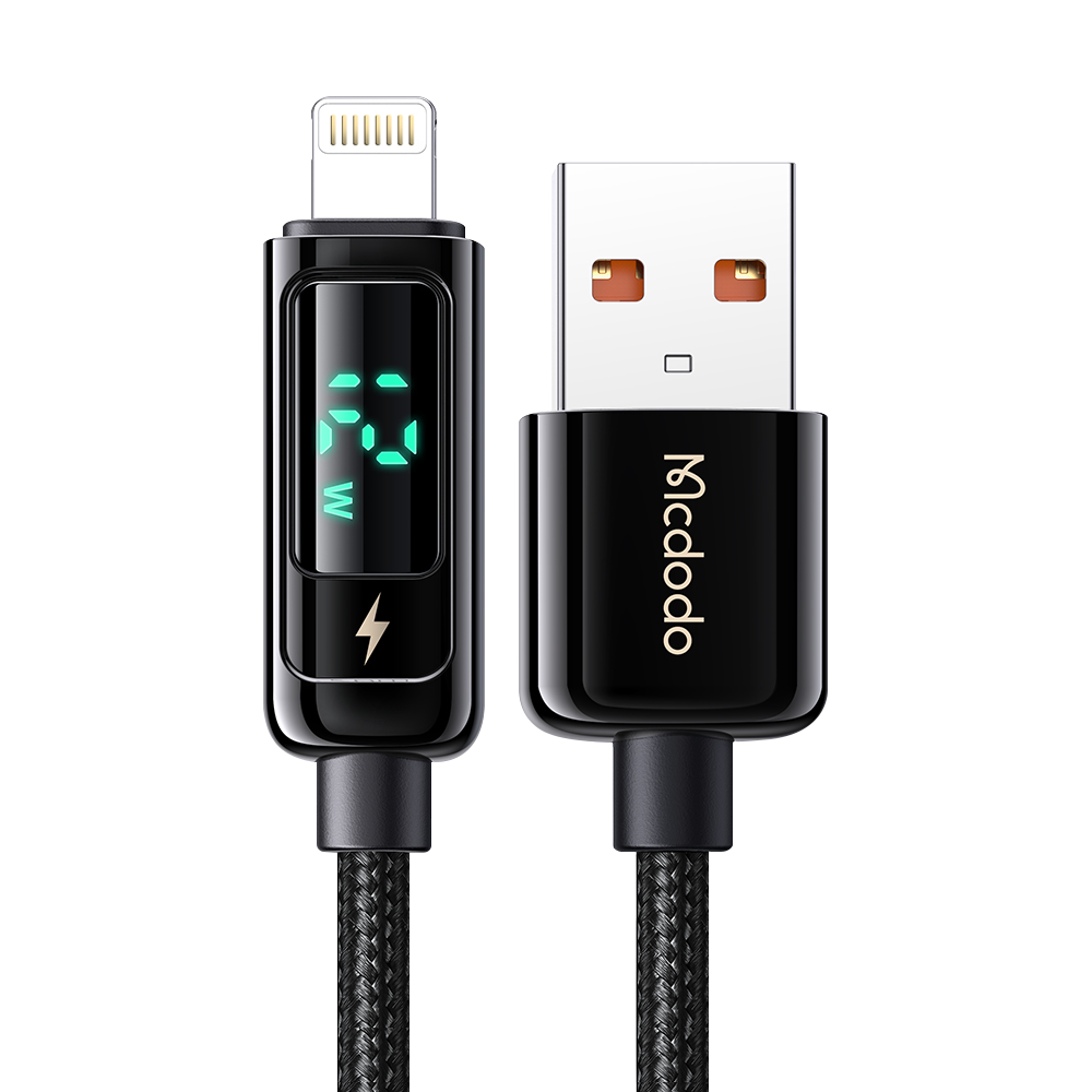 맥도도 디스플레이 USB-A to 라이트닝 8핀 고속충전 케이블 CA994(Mcdodo Display USB-A to Lightning PD Charging Cable CA994)