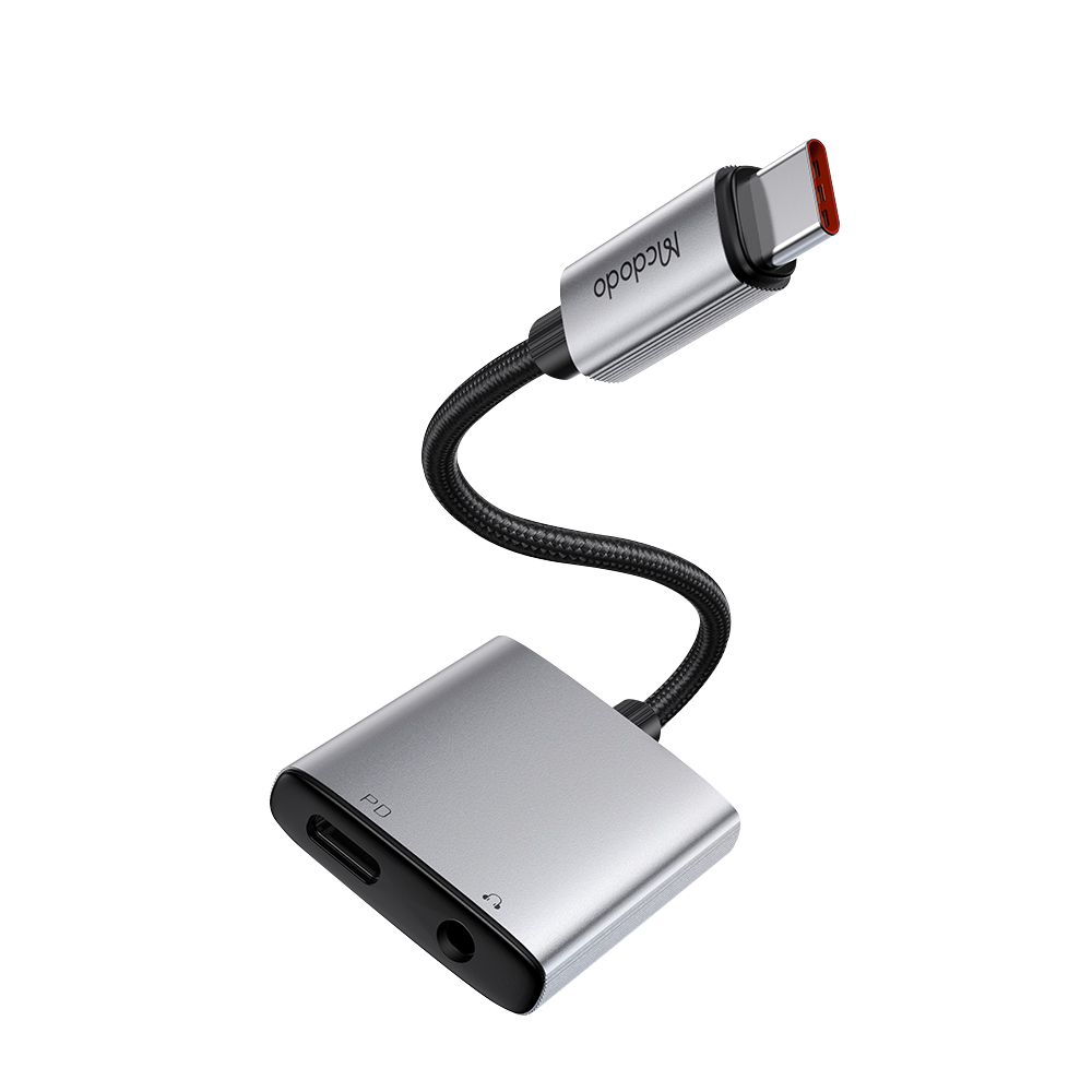 맥도도 C to C타입 충전+3.5mm AUX 오디오 듀얼젠더 CA505(Mcdodo Type-C to C PD Fast Charging + DC3.5mm Audio Adapter CA505) - 2