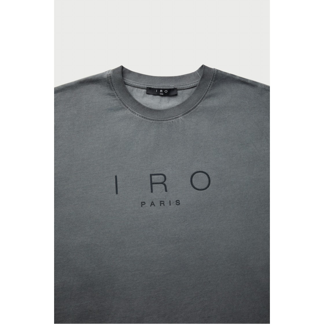 이로 코린 로고 코튼 티셔츠 그레이(Iro Corin Logo Cotton T-Shirt Gray) - 4