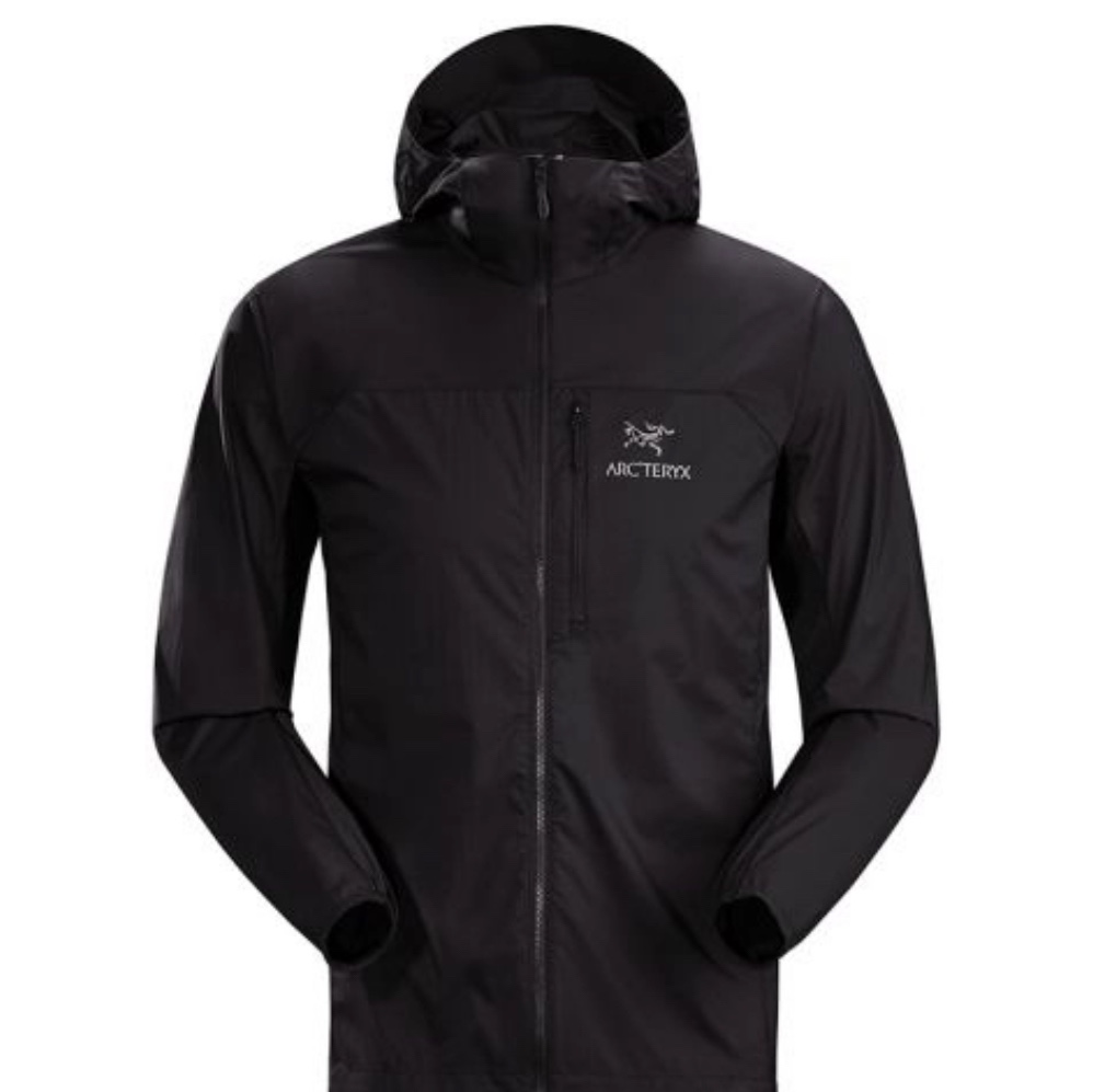 Arc'teryx Squamish Hoody Black 착용 스타일