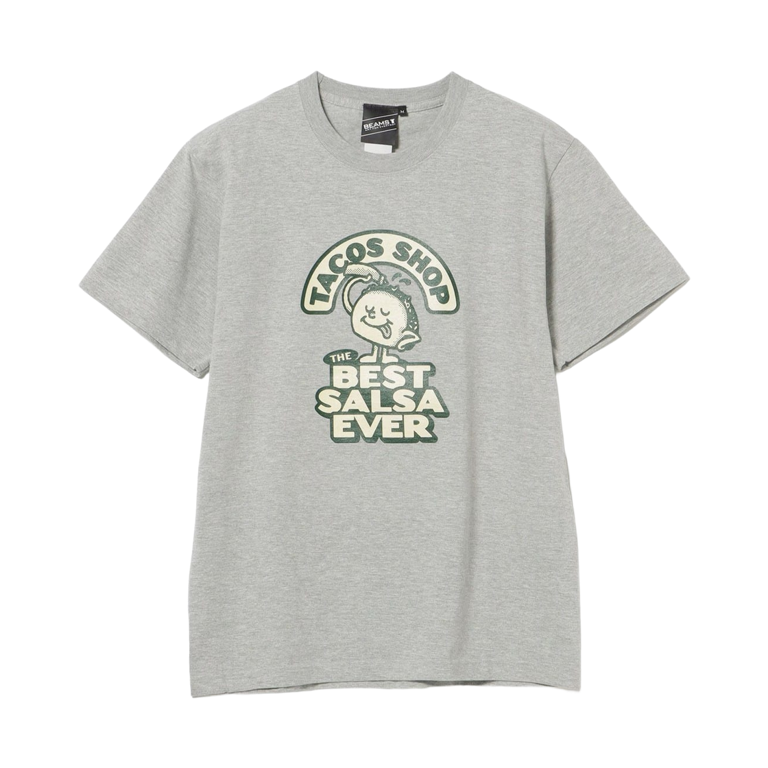 75-08-1591-049 Beams T x Special Rice Tacos Shop T-Shirt Mix Gray