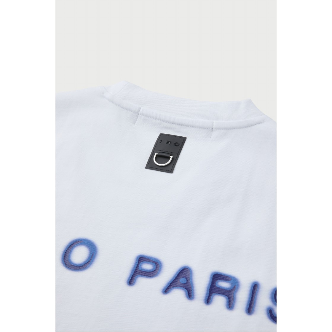 이로 블러 페이드 로고 반팔 티셔츠 화이트(Iro Blur Faded Logo Short Sleeve T-Shirt White) - 6