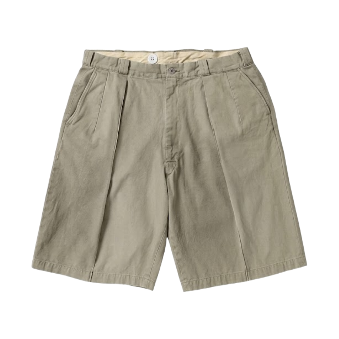아프레쎄 빈티지 치노 쇼츠 그레지 - 26SS(A.Presse Vintage Chino Shorts Grege - 26SS) - 1