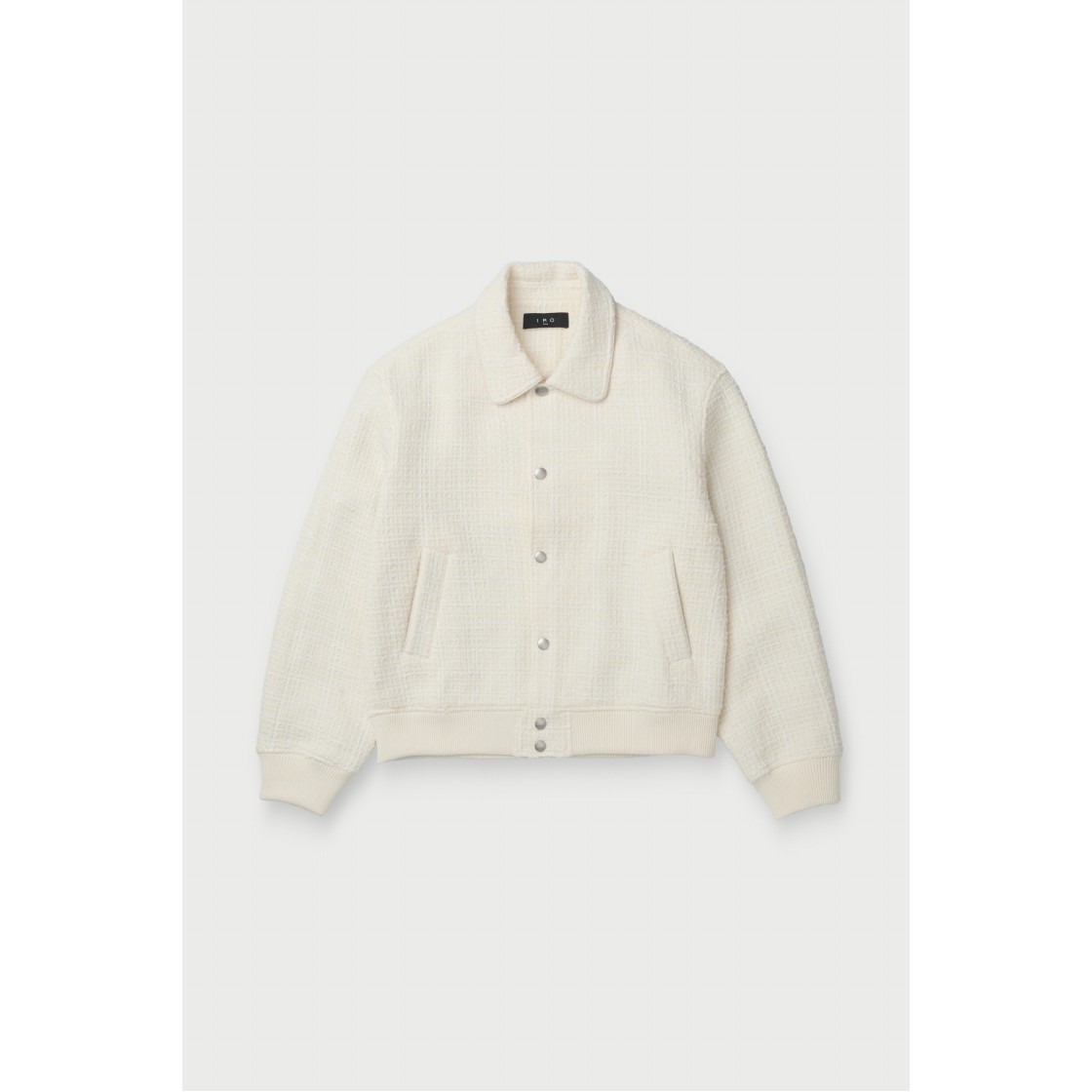 이로 로 필리파 니트 텍스처드 카라 자켓 아이보리(Iro Ro Philippa Knit Textured Collar Jacket Ivory) - 2