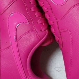 (W) Nike Air Force 1 '07 Fireberry Fierce Pink 착용 스타일