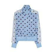 (W) Adidas Originals Satin Polka Dot Track Top Clear Sky - US Sizing