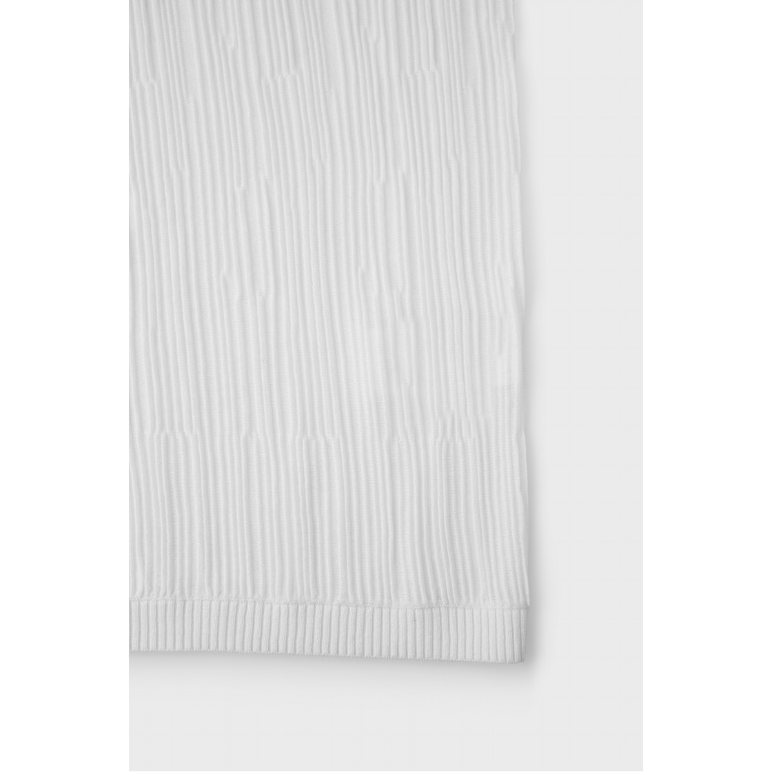 이로 플리츠 플리츠 반팔 라운드 스웨터 화이트(Iro Pleats Pleats Short Sleeve Round Sweater White) - 6