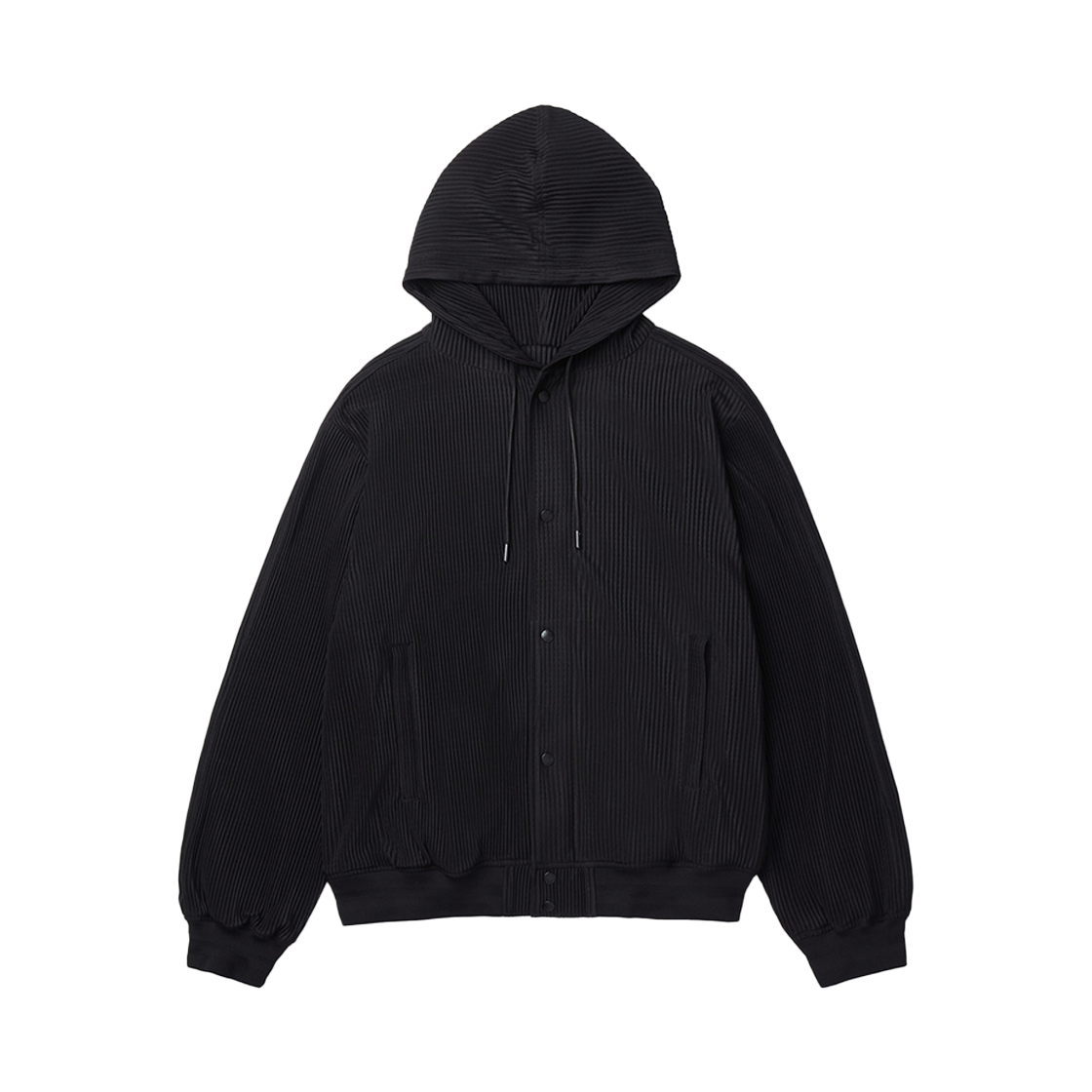 이로 옴벨린스 플리츠 후드 점퍼 블랙(Iro Ombelines Pleats Hood Jumper Black)