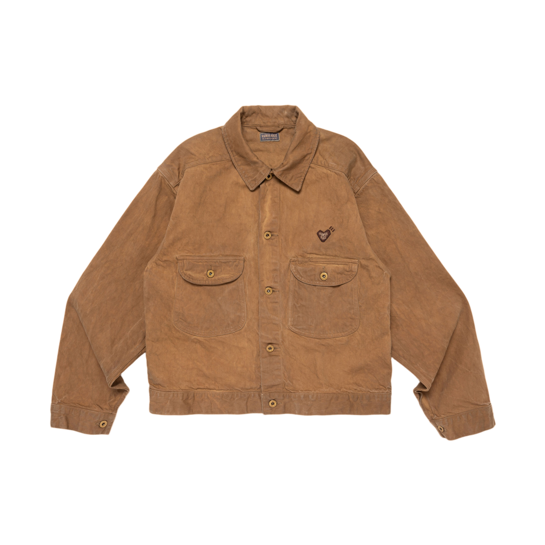 HM31JK031 Human Made Kakishibu Work Jacket Brown