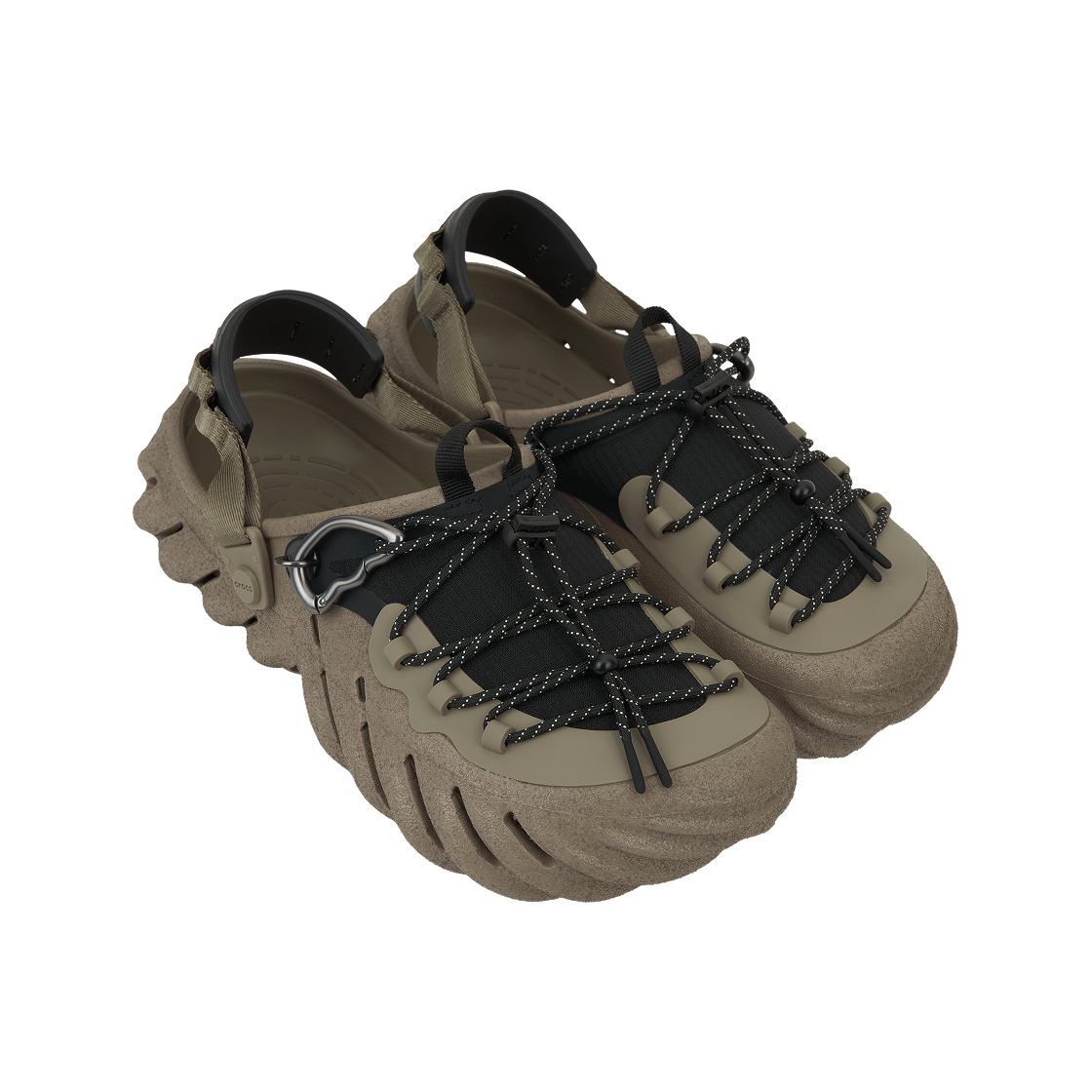 크록스 에코 시티 어드벤쳐 클로그 카키(Crocs Echo City Adventure Clog Khaki) - 4