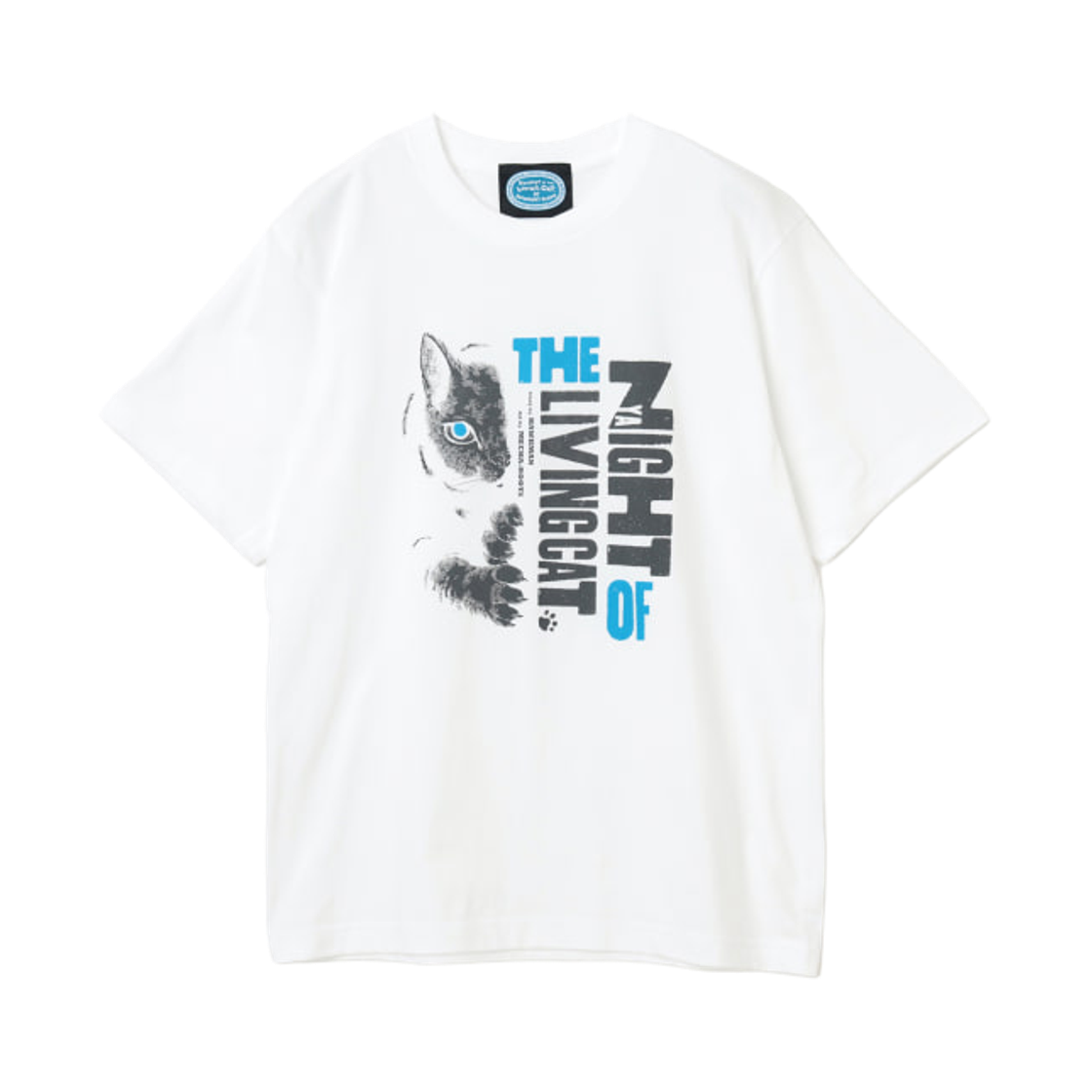 59-04-0024-154 Mangart Beams x Night of The Living Cat Horror Style T-Shirt White