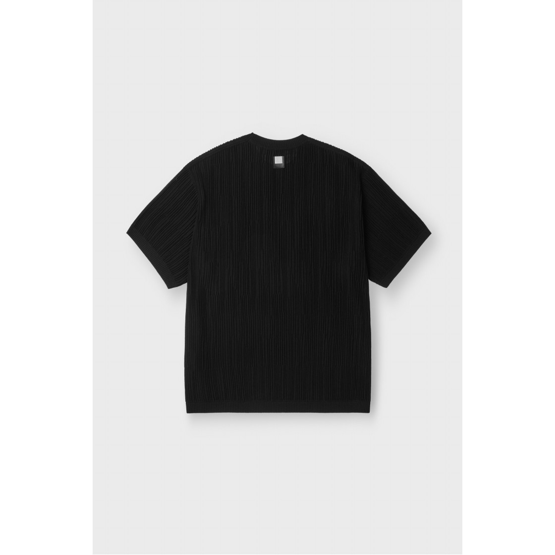 이로 플리츠 플리츠 반팔 라운드 스웨터 블랙(Iro Pleats Pleats Short Sleeve Round Sweater Black) - 3