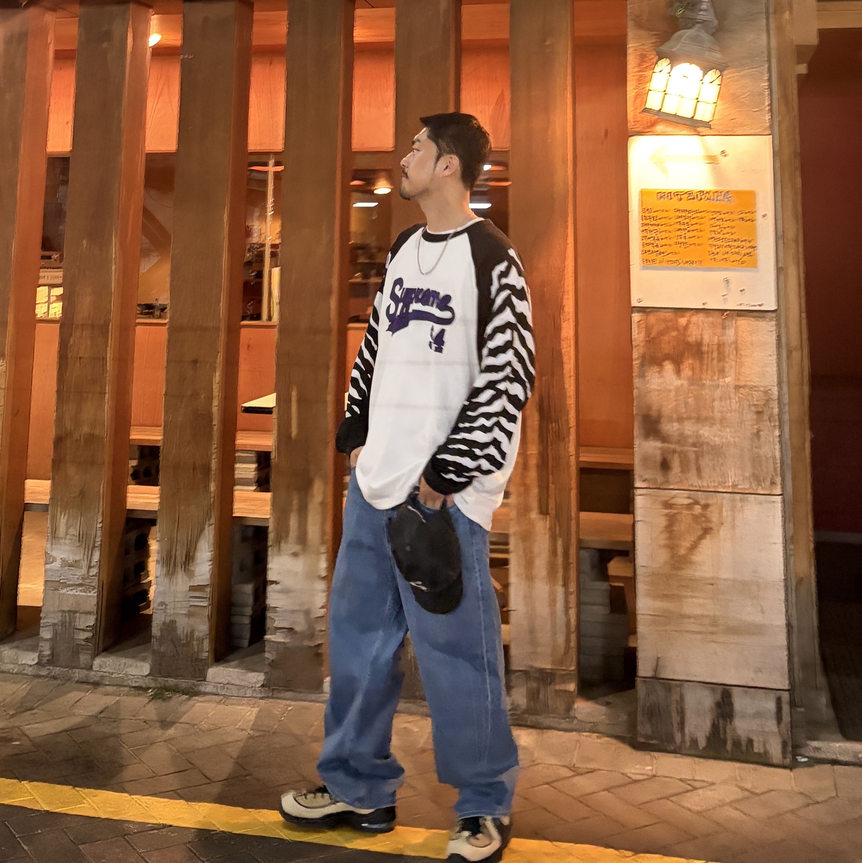 Supreme Tiger Raglan L/S Top White - 26SS, Nike x Stussy Air Penny II Rattan and Limestone 착용 스타일