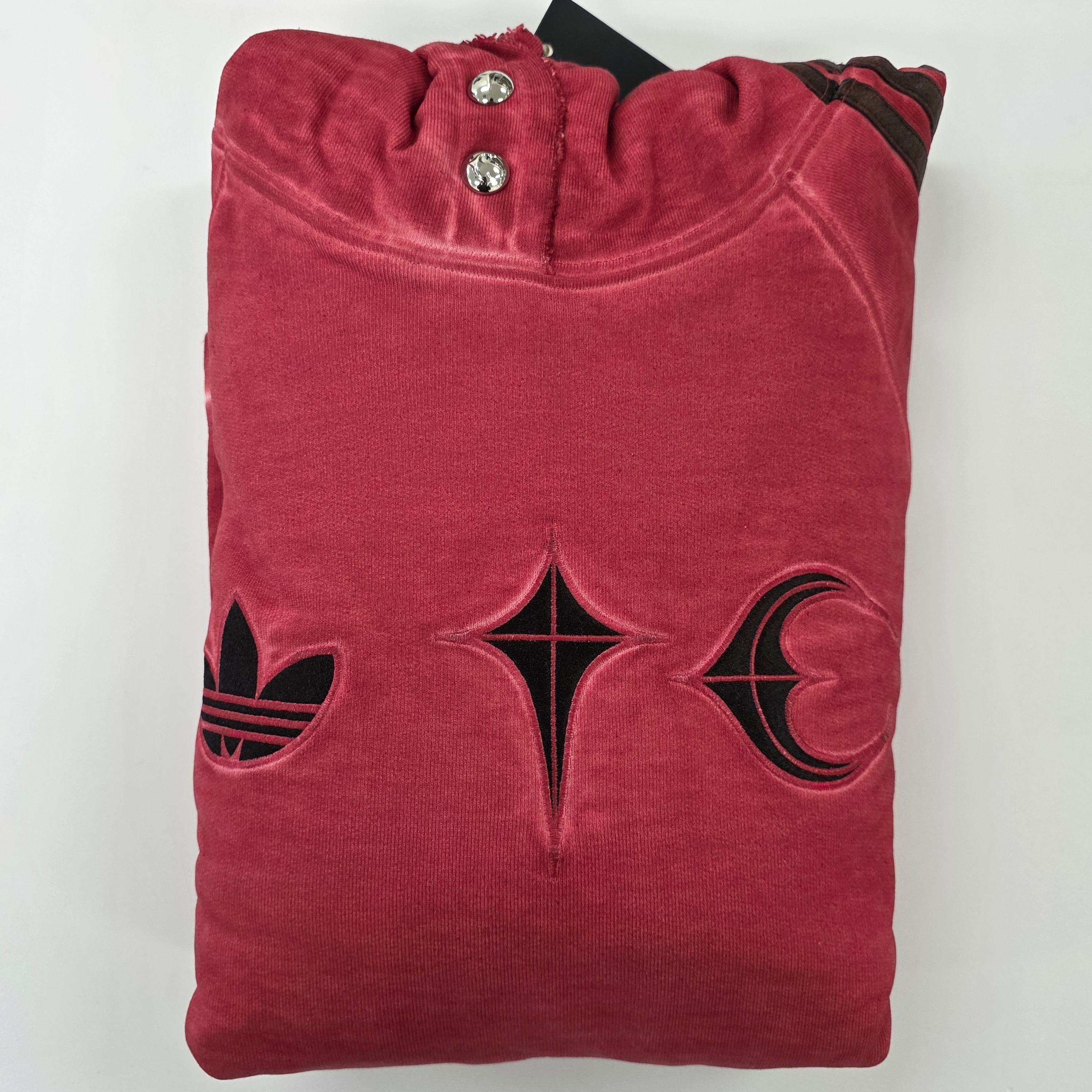 Adidas x Thug Club Sweat Hoodie Power Red - KR Sizing 착용 스타일