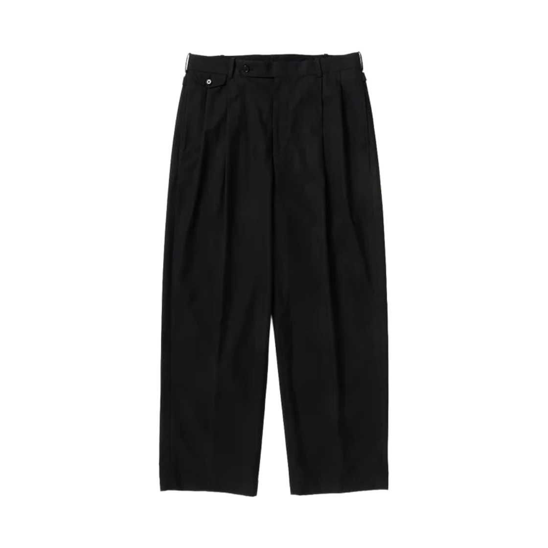아프레쎄 하이 덴시티 웨더 클로스 트라우저 블랙 - 26SS(A.Presse High Density Weather Cloth Trousers Black - 26SS)
