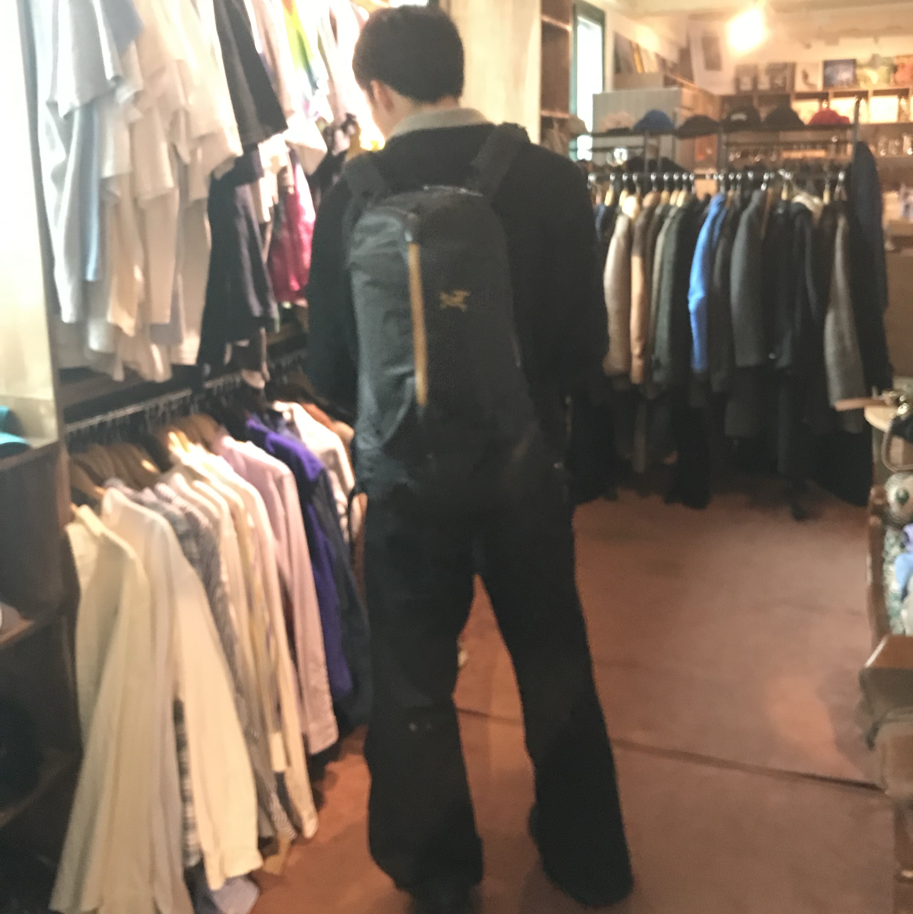 Stone Island 5100053 Soft Organic Cotton Small Roll Details Crewneck Sweater Black - 25SS, Arc'teryx Arro 22 Backpack 24K Black 착용 스타일 - 2