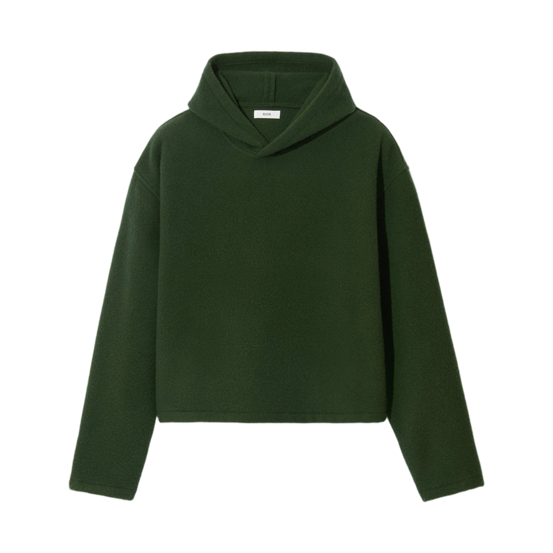 리에르 플리스 후디 크롭 아이비(Rier Fleece Hoodie Crop Ivy)