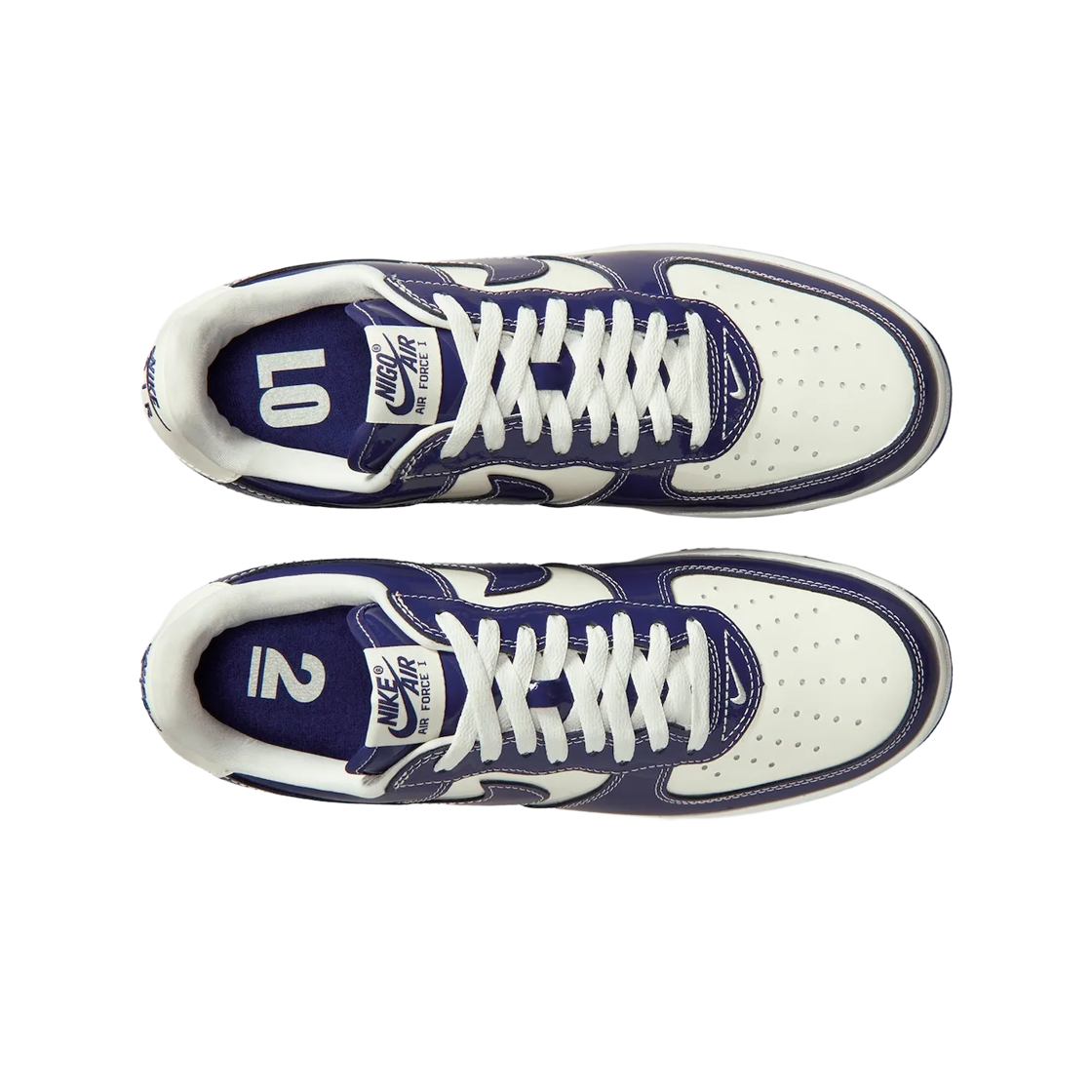 나이키 x 니고 에어포스 1 로우 세일 로얄 블루(Nike x Nigo Air Force 1 Low Sail Loyal Blue) - 2