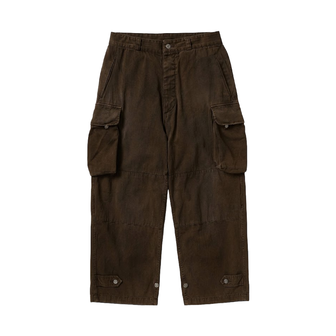 아프레쎄 빈티지 FA HBT M-47 팬츠 브라운 - 26SS(A.Presse Vintage FA HBT M-47 Pants Brown - 26SS) - 1