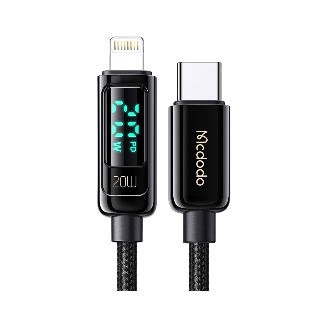 맥도도 디스플레이 C타입 to 라이트닝 8핀 PD 고속충전 케이블 CA881(Mcdodo Display Type-C to Lightning PD Charging Cable CA881)