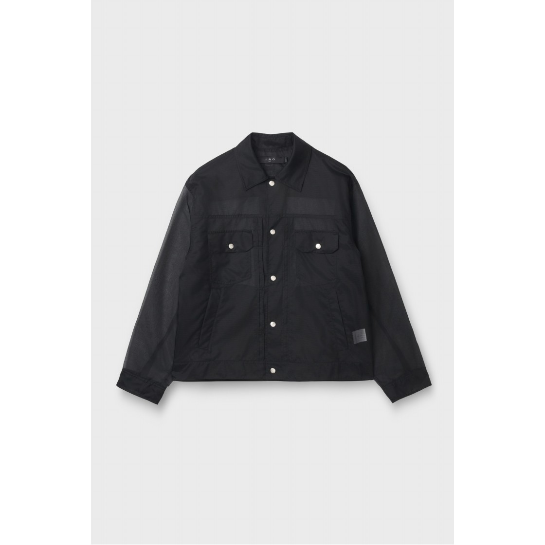 이로 에어론 시어 립스탑 트러커 블랙(Iro Aeron Sheer Ripstop Trucker Jacket Black) - 3