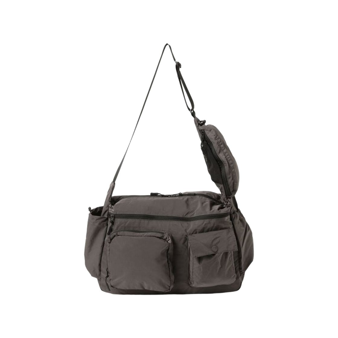 빔즈 하트 유틸리티 포켓 숄더백 차콜 그레이(Beams Heart Utility Pocket Shoulder Bag Charcoal Gray) - 1