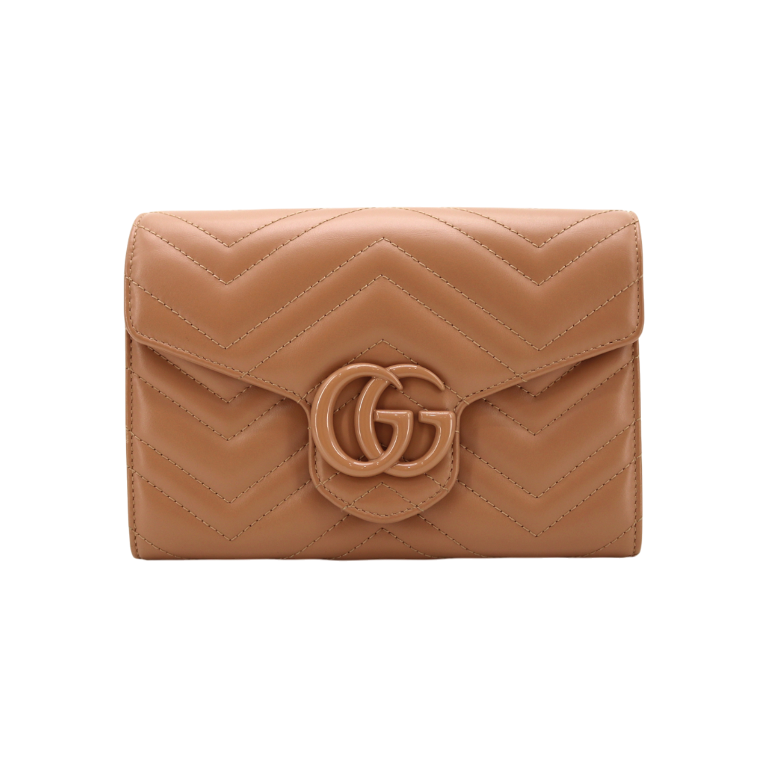 ITN8V76GF2VQ Gucci Marmont Mini Chain Crossbody Bag 474575