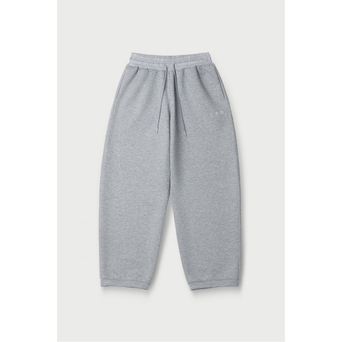 이로 생 밴딩 배색 와이드 조거 팬츠 그레이(Iro Saint Banding Contrast Wide Jogger Pants Gray) - 2