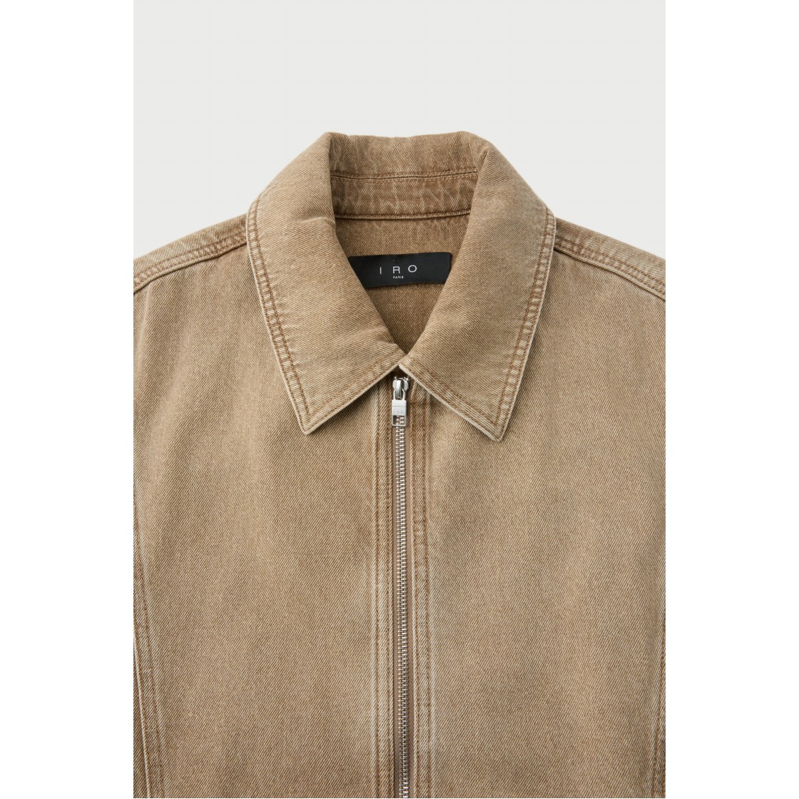 이로 이마리아 피그먼트 워시드 해링턴 자켓 카키(Iro Imarya Pigment Washed Harrington Jacket Khaki) - 4