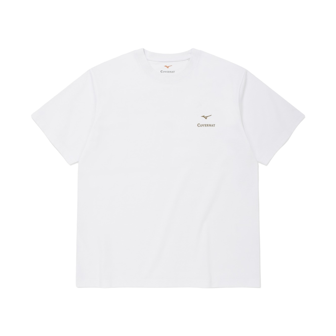 커버낫 x 미즈노 쿨 코튼 모티베이션 그래픽 티셔츠 화이트(Covernat x Mizuno Cool Cotton Motivation Graphic T-Shirts White)