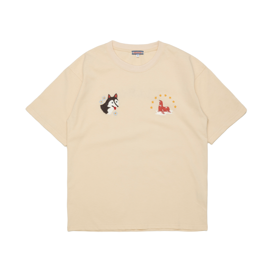 휴스턴 재팬 엠브로이더리 티 알래스카 내추럴 2049W(Houston Japan Embroidery Tee Alaska Natural 2049W)
