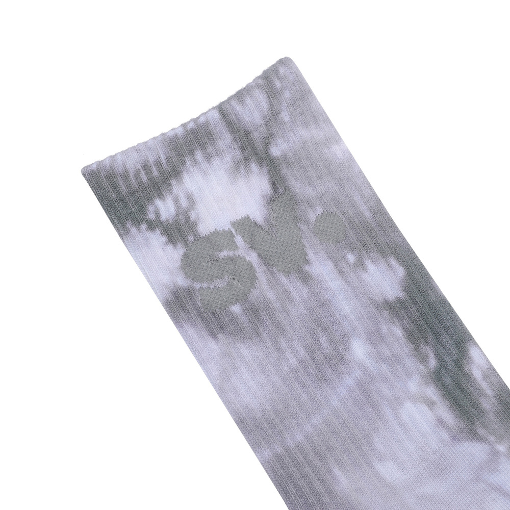 사운드바이브 타이다이 크루 삭스 회색(soundvibe Tie dye Crew Socks Grey) - 4