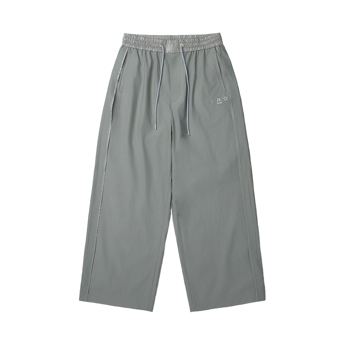 이로 리버스 화섬 배색 리버스 팬츠 라이트 그레이(Iro Reverso Contrast Synthetic Fiber Reverse Pants Light Gray)