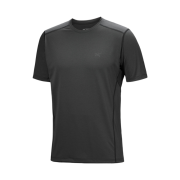 Arc'teryx Motus Crew Neck SS T-Shirt Black Heather