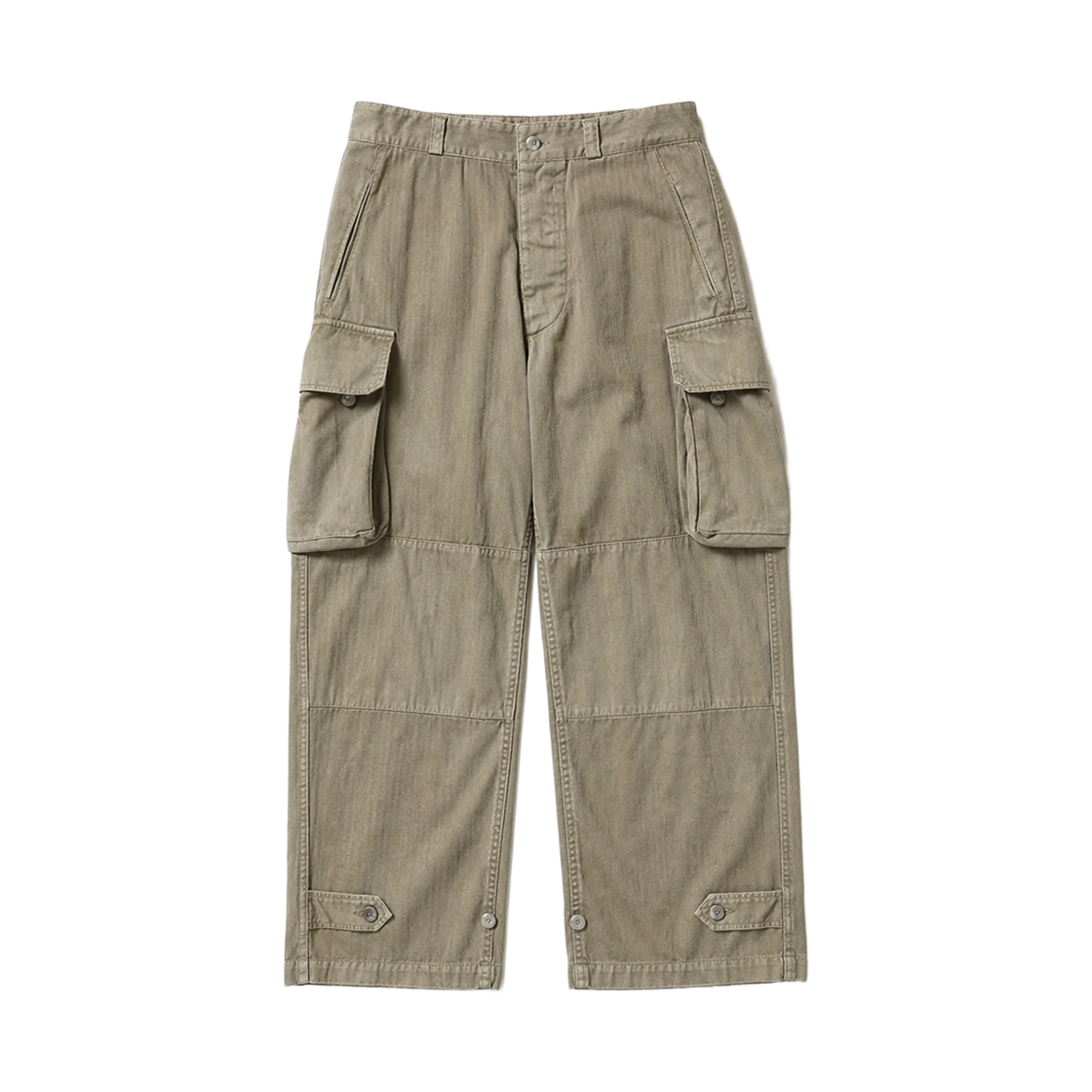 아프레쎄 빈티지 FA HBT M-47 팬츠 그레이지 - 26SS(A.Presse Vintage FA HBT M-47 Pants Greige - 26SS) - 1