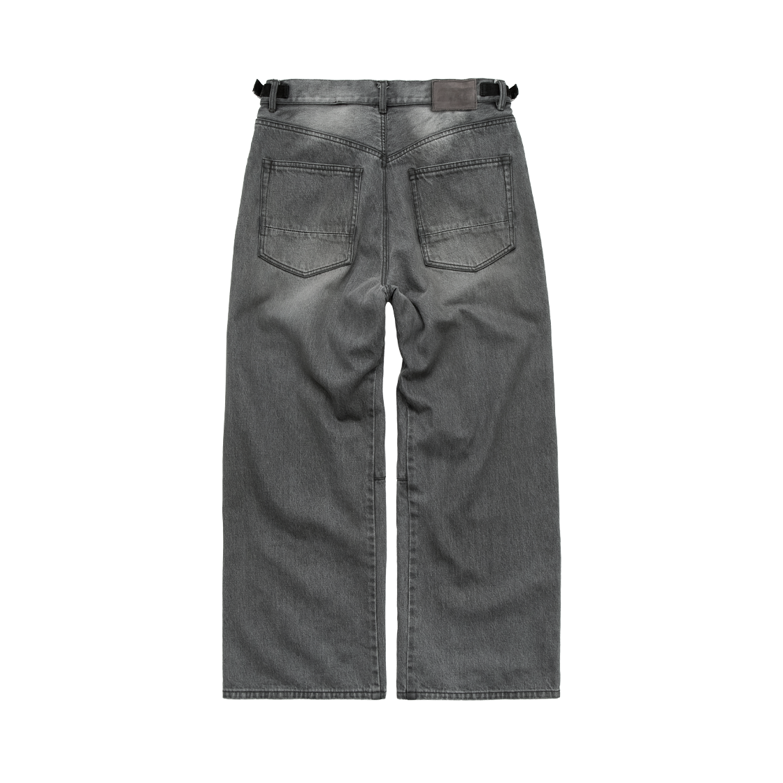 폴리테루 고시마 데님 팬츠 더티 그레이(Polyteru Gosima Denim Pants Dirty Gray) - 2