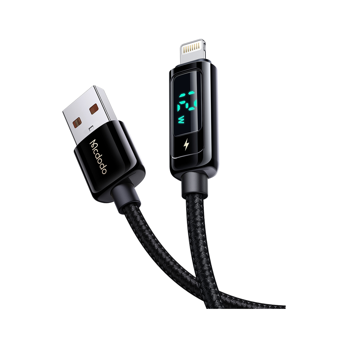 맥도도 디스플레이 USB-A to 라이트닝 8핀 고속충전 케이블 CA994(Mcdodo Display USB-A to Lightning PD Charging Cable CA994) - 3