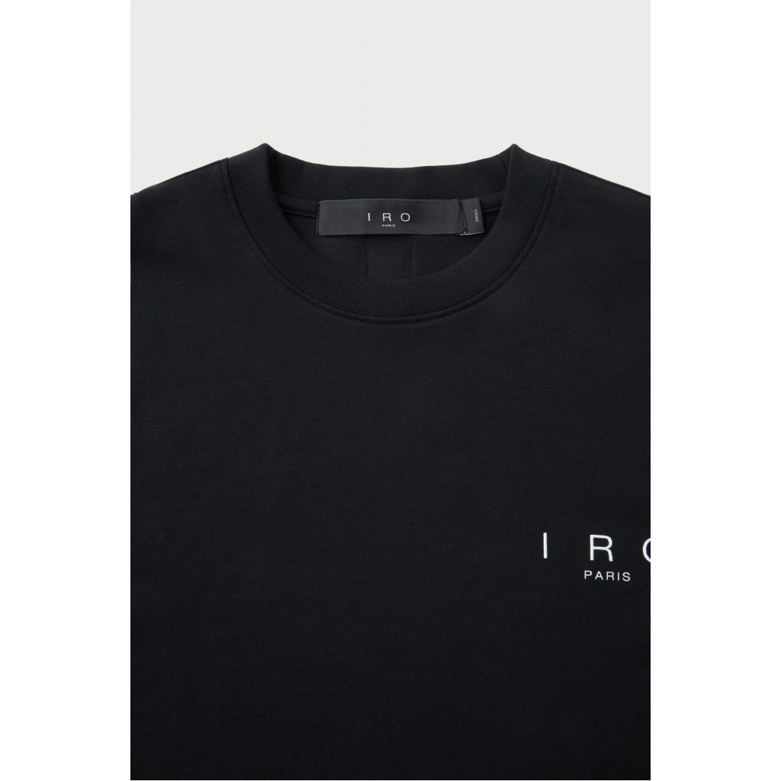 이로 서피스 시즌 슬로건 아트웍 반팔 티셔츠 블랙(Iro Surface Season Slogan Artwork Short Sleeve T-Shirt Black) - 4
