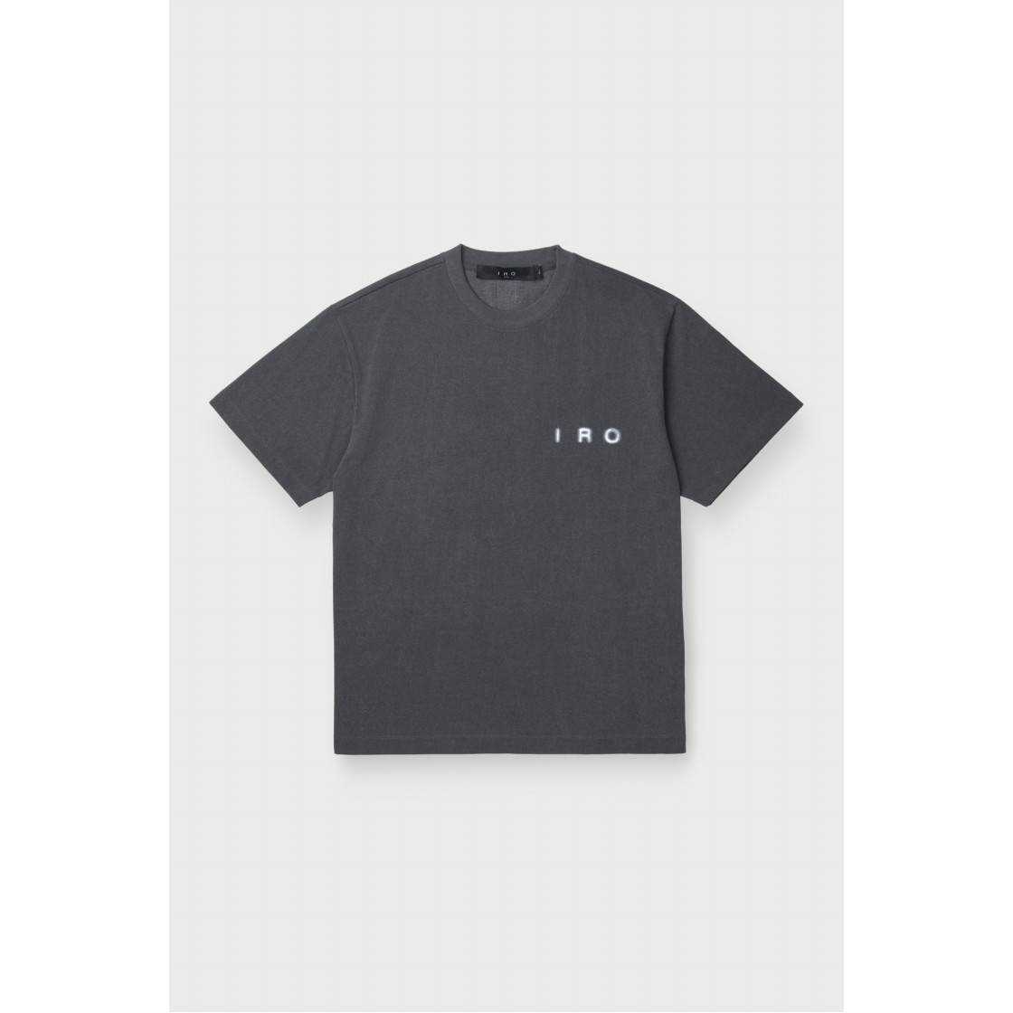이로 블러 페이드 로고 반팔 티셔츠 그레이(Iro Blur Faded Logo Short Sleeve T-Shirt Gray) - 2