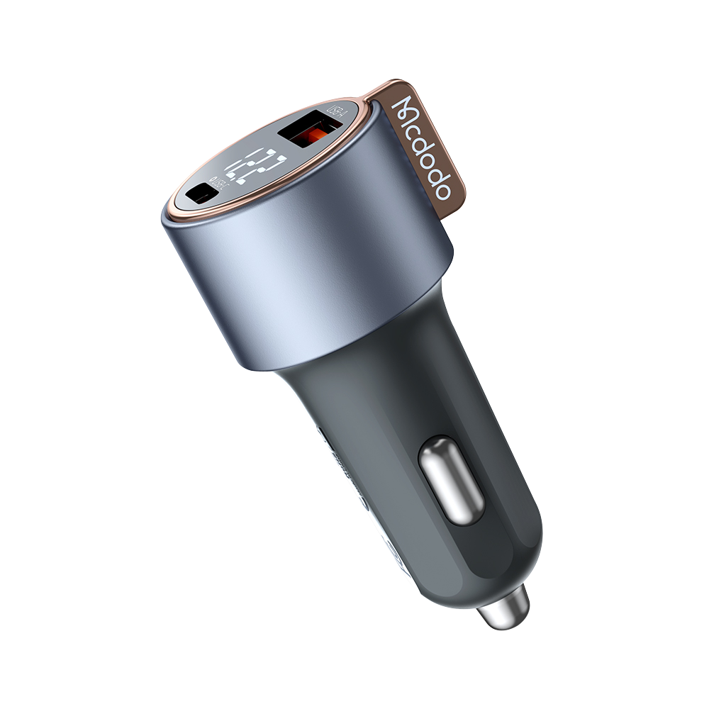 맥도도 75W 디스플레이 2포트 차량용 고속충전기 C타입+USB-A타입 CC369(Mcdodo PD 75W USB-C + USB-A Car Charger CC369) - 3