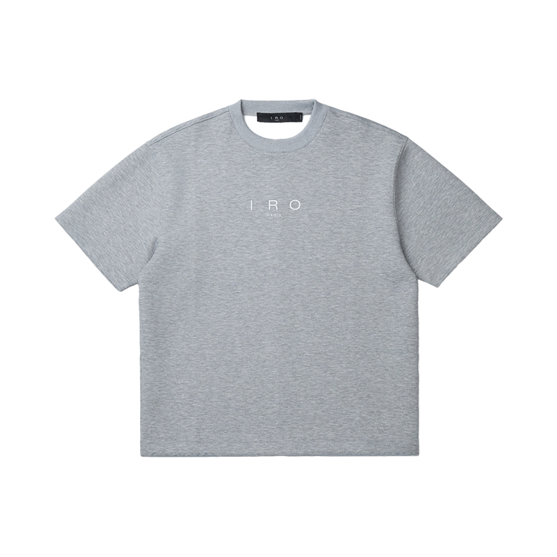 이로 바지옹 라운드 반팔 쿠션 티셔츠 그레이(Iro Vasion Round Short Sleeve Cushion T-Shirt Gray) - 1