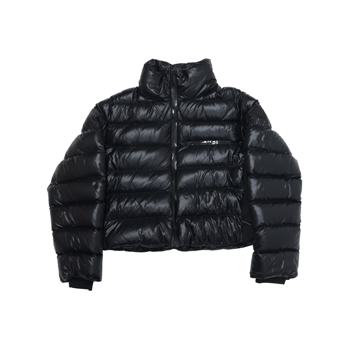 IT342A6BUO33 Moncler Short Padded Jacket Black