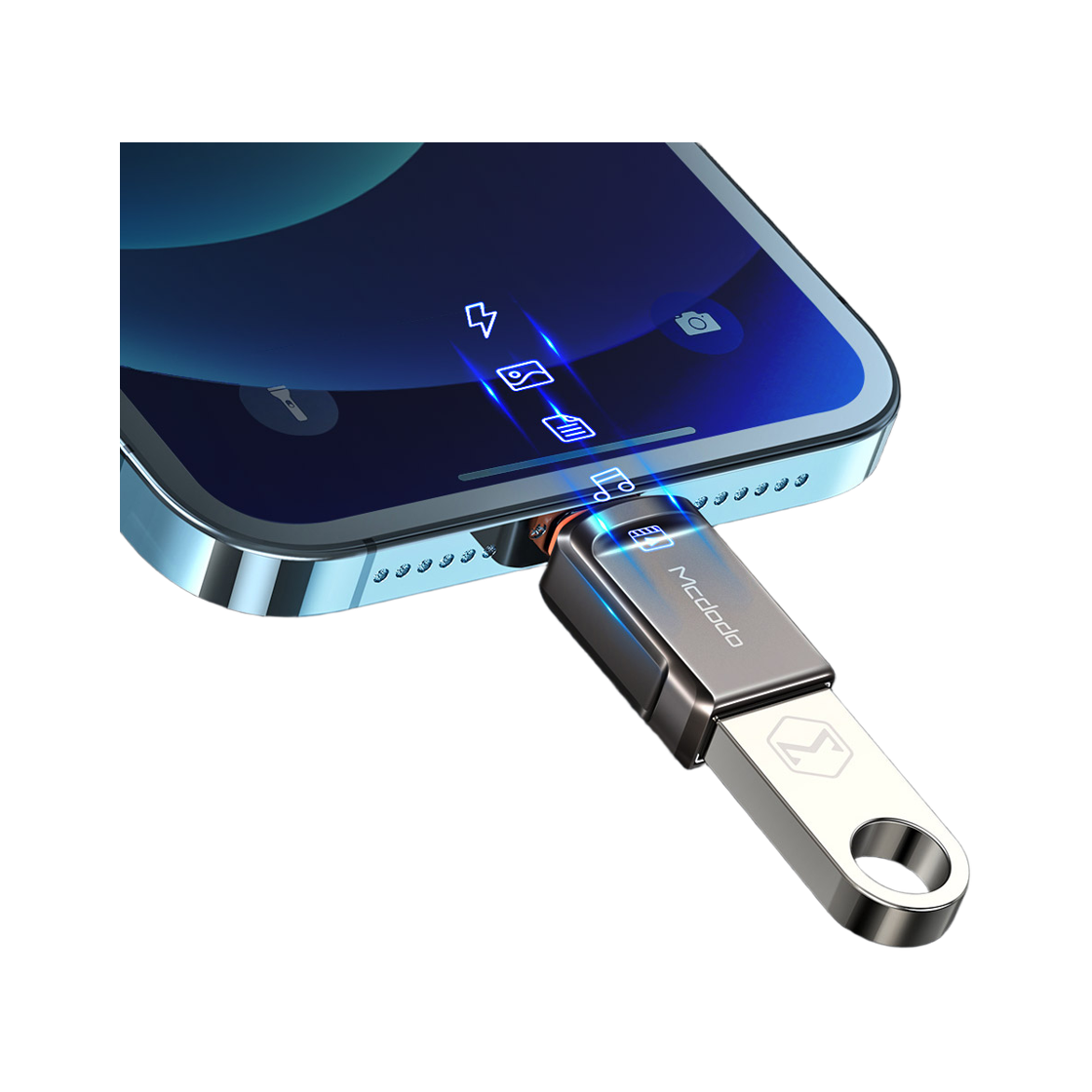 맥도도 USB-A 3.0 to 라이트닝 8핀 OTG 젠더 OT860(Mcdodo USB-A 3.0 to Lightning OTG Adapter OT860) - 5