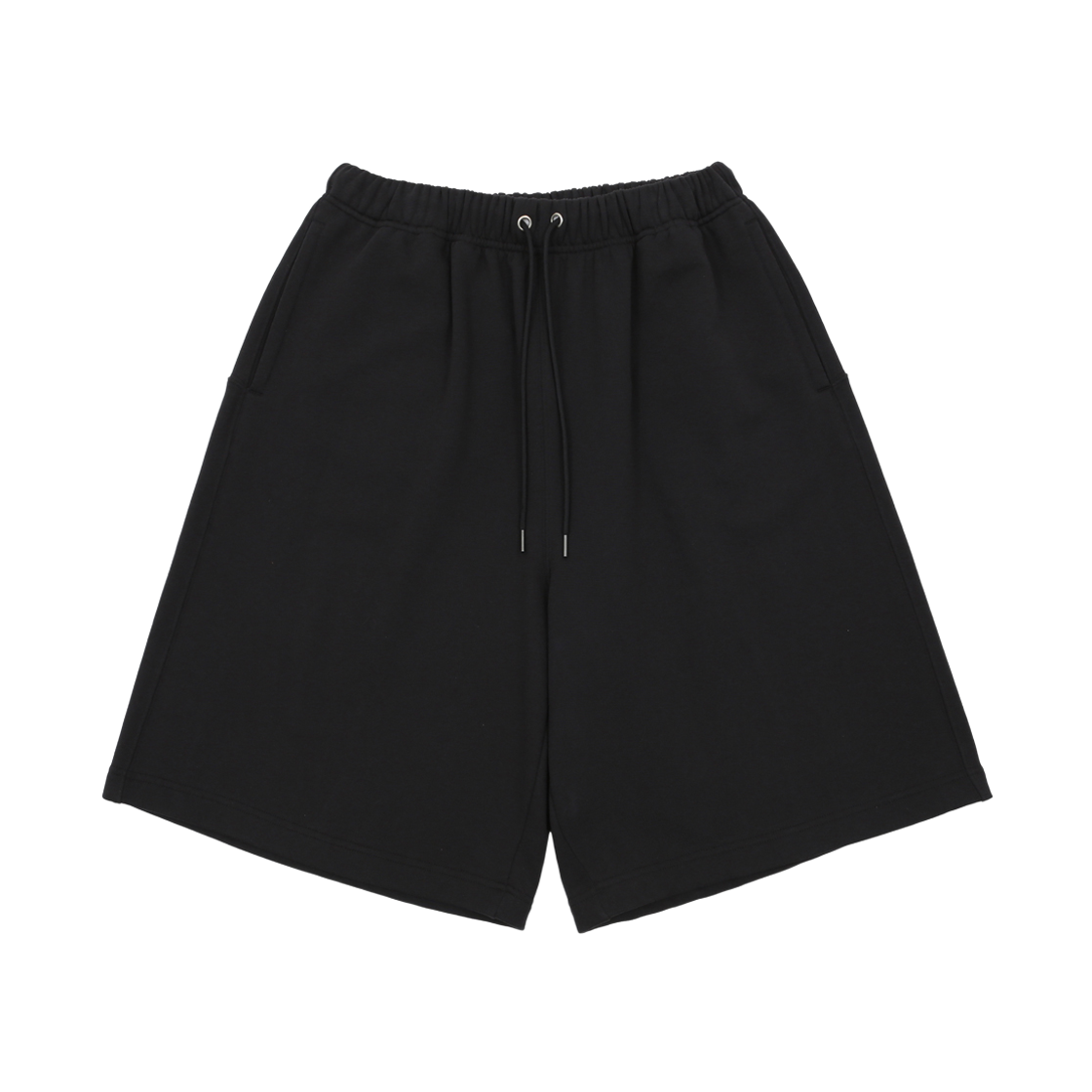 HOD26-01-PT011-BK HAVEOFFDUTY Bio Washed Easy Sweat Shorts Black