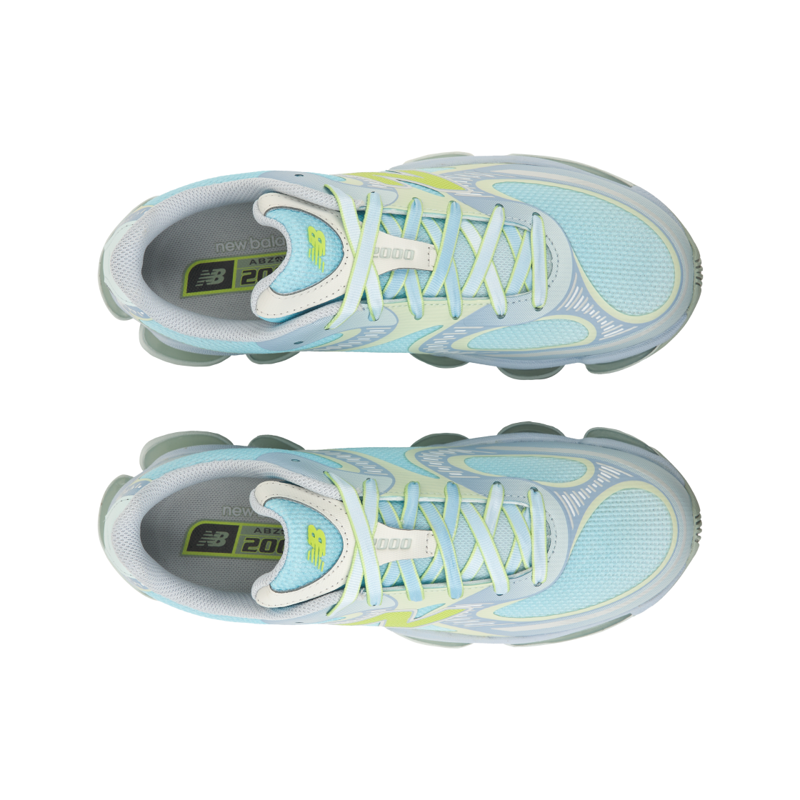 뉴발란스 2000 앱졸브 옥스포드 블루 드라이 라임(New Balance 2000 Abzorb Oxford Blue Dry Lime) - 5