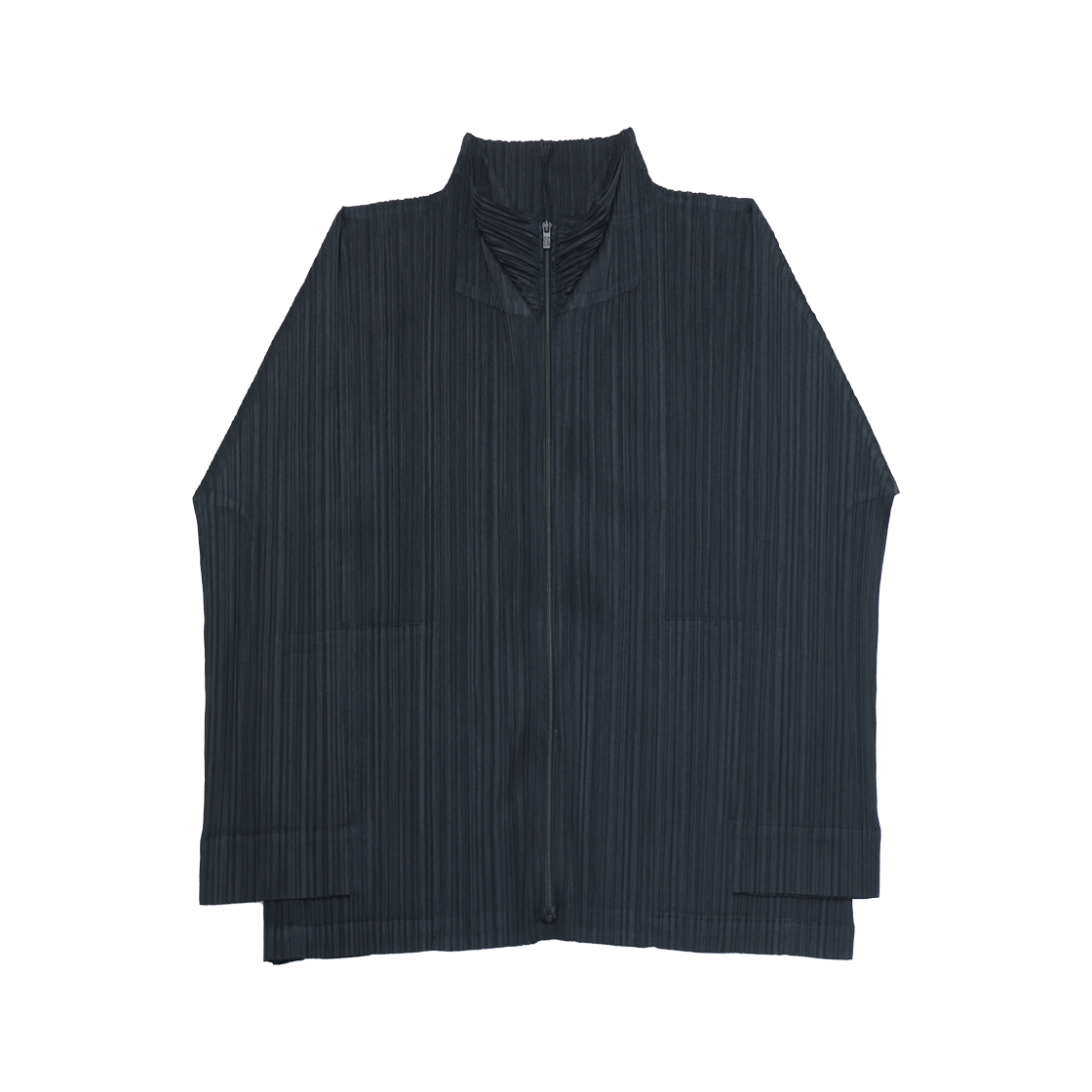 이세이 미야케 집업 자켓 블랙(Issey Miyake Zip-Up Jacket Black) - 1