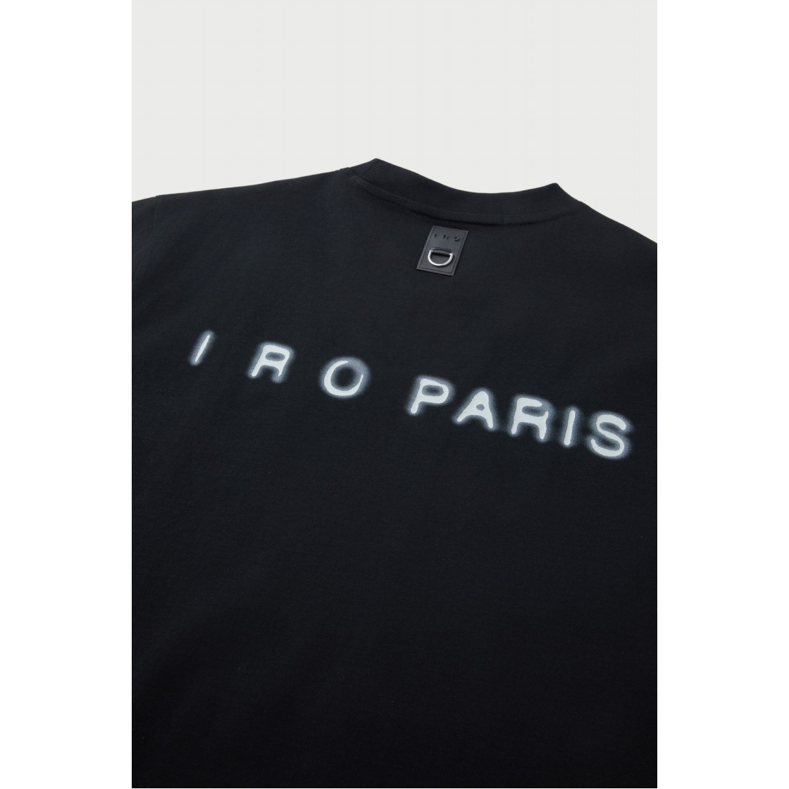 이로 블러 페이드 로고 반팔 티셔츠 블랙(Iro Blur Faded Logo Short Sleeve T-Shirt Black) - 6