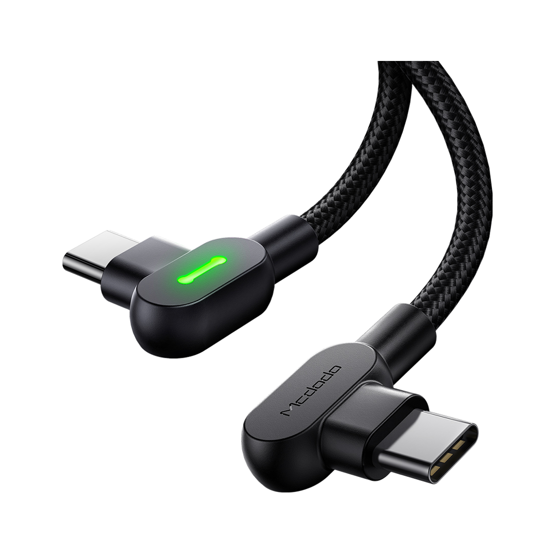 맥도도 90도 라이트 C타입 to C타입 PD 고속충전 케이블 1.5m CA808(Mcdodo 90° Light C to C PD Fast Chaging Cable 1.5m CA808) - 2