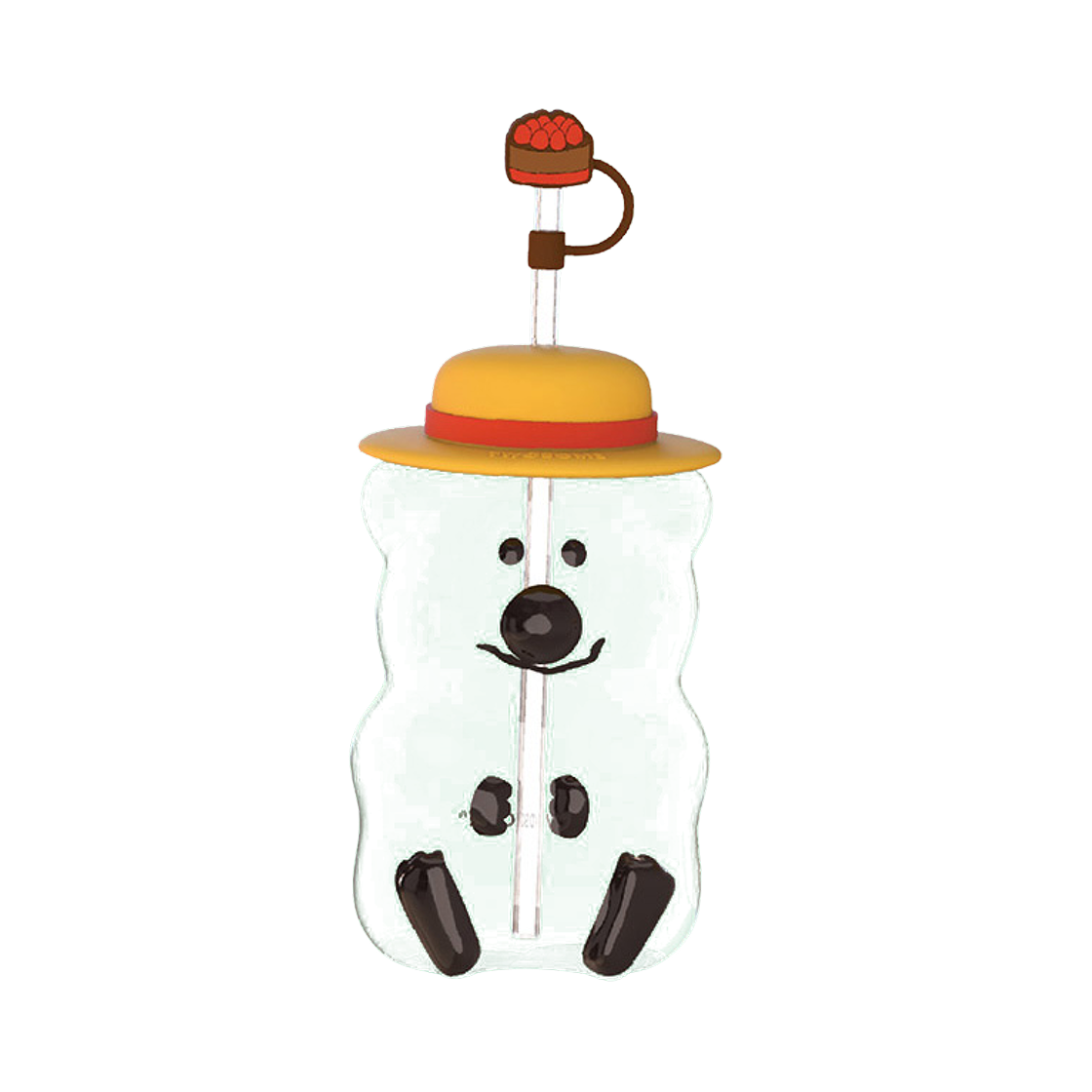 투썸플레이스 x 다이노탱 글라스 보틀 500ml(A Twosome Place x Dinotaeng Glass Bottle 500ml)